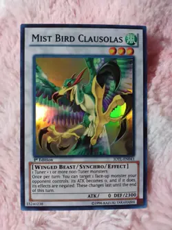 Yu-Gi-Oh! Mist Bird Clausolas JOTL-EN043 (Super Rare, 1st Edition) Judgment - Image 1
