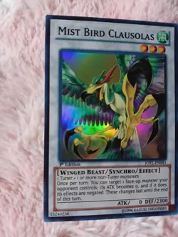 Yu-Gi-Oh! Mist Bird Clausolas JOTL-EN043 (Super Rare, 1st Edition) Judgment - Image 2