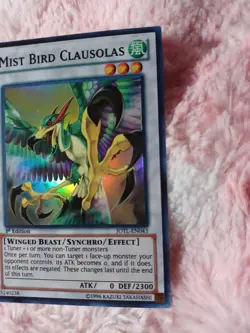 Yu-Gi-Oh! Mist Bird Clausolas JOTL-EN043 (Super Rare, 1st Edition) Judgment - Image 3