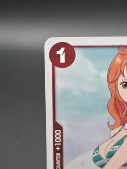 PRE-ERRATA Nami - OP01-016 Rare English NM- One Piece CCG - Image 3