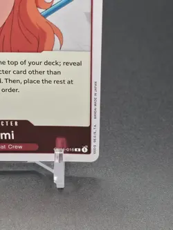 PRE-ERRATA Nami - OP01-016 Rare English NM- One Piece CCG - Image 5