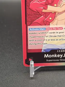 PRE-ERRATA Monkey.D.Luffy - OP01-002 Leader English NM- One Piece CCG - Image 4