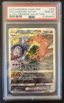 PSA 10 GEM MINT Charizard VSTAR SWSH262 Ultra Premium Collection UPC Promo Holo - Image 1