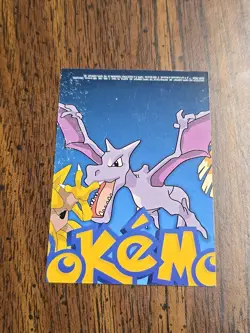 TV6 #74 Geodude - TV Animation Edition - Pokemon Topps Card - Damaged - Image 4