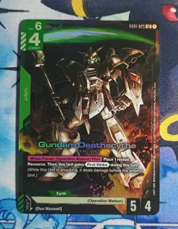 Gundam Deathscythe - Gundam Card Game Newtype Rising #GD01-025 LR (NM/M) - Image 1