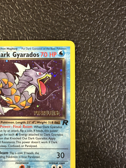 Prerelease Dark Gyarados 8/82 - Team Rocket Promo - Holo Pokemon Card - NM/LP+ - Image 3