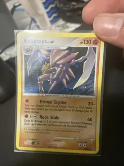Pokemon TCG Kabutops Holo Rare Card 4/99 Arceus 2009 - Image 1