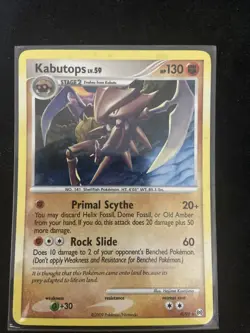 Pokemon TCG Kabutops Holo Rare Card 4/99 Arceus 2009 - Image 2