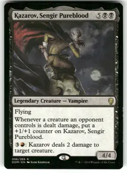 Kazarov, Sengir Pureblood 96 MTG Magic TCG Card R NM - Image 1