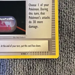 2006 Pokemon Next Quest Trading Figure Game X Attack Trainer 8/8 Card - Image 4