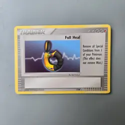 FULL HEAL Pokemon TFG 2006 Next Quest 1/8 Trading Figure Game Card LP/MP - Image 1