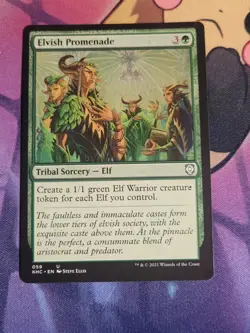 Elvish Promenade Commander 2021 Kaldheim 59 NM - Image 1