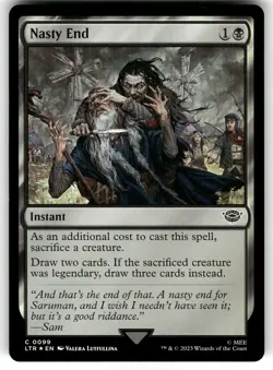 Nasty End 99 MTG Magic TCG Card C Foil NM - Image 1