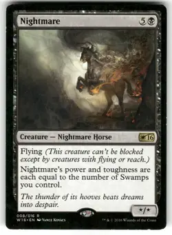 Nightmare 8 MTG Magic TCG Card R HP - Image 1
