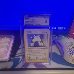 Pokemon Snorlax Jungle 11/64 CGC 8 Holo Rare 1999 Unlimited English Card - Image 1