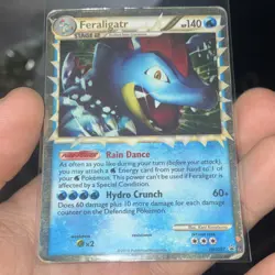 Pokemon Feraligatr HGSS07 Promo Prime Holo HP 140 Stage 2 English TCG Card - Image 1