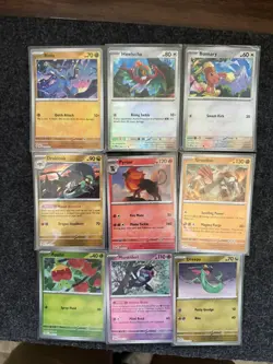 (Poke Ball Pattern) LOT Holo Rare SV: Prismatic Evolutions - All 9 cards - Image 1