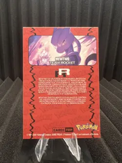 Mewtwo - Gold Holo Box Hit - Cards Top Rocket Set - Pokemon Card NM - Image 2