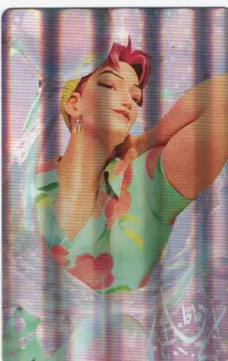 McDonalds 2026 Kpop Demon Hunters Collectible Card Abby Saja FOIL - Image 1