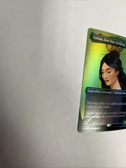 Azusa Lost But Seeking Borderless Foil Card #0679 MTG LP - Image 5