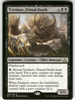 Tetzimoc, Primal Death 86 MTG Magic TCG Card R VLP - Image 1