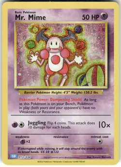 Mr. Mime 013/034 Holo Classic Collection Trading Card Game Pokemon NM - Image 1