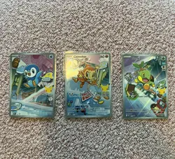 Pokemon TCG First Partner Pack Piplup Chimchar Turtwig Card Lot 040 041 042 Gen4 - Image 1