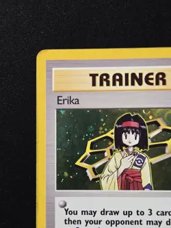 Pokemon TCG Erika 16/132 Gym Heroes Holo Rare Trainer English Card - Image 3