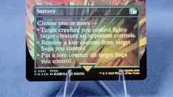 Clash of the Eikons (Borderless Foil) Showcase Final Fantasy Mtg 🔮 M/NM - Image 3