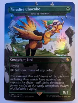 Paradise Chocobo - Birds of Paradise (Borderless: Final Fantasy Foil NM - Image 1