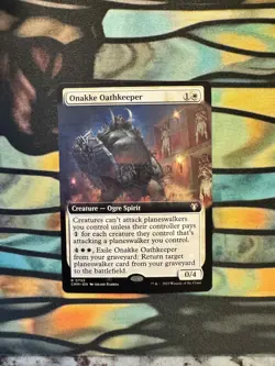 Onakke Oathkeeper Commander Masters Extended Art Rare - Image 1