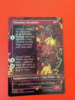 Summon: Brynhildr (Borderless) Foil R FINAL FANTASY 366 NM - Image 1