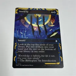 Magic: The Gathering Stock Up Strixhaven Blue Sorcery Uncommon 24 Regular - Image 1