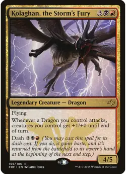 Kolaghan, the Storm's Fury 155 MTG NM - Fate Reforged - Image 1