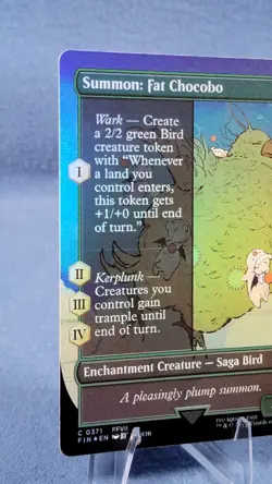 Summon: Fat Chocobo Borderless FOIL FINAL FANTASY MTG NM 🔮 B - Image 5