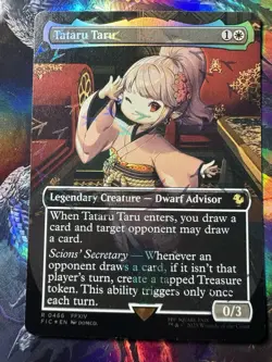 Tataru Taru (Borderless) (Chocobo Track Foil) Commander: MTG Final Fantasy - Image 1