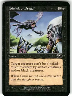 Shriek of Dread 53 MTG Magic TCG Card C MP - Image 1