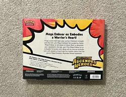 Pokemon TCG - Mega Evolution Ascended Heroes Mega Emboar EX Box Sealed - Image 2