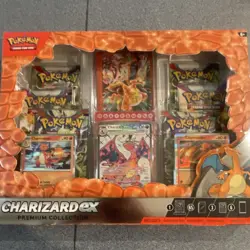 Pokemon TCG Charizard ex Premium Collection Box Sealed Promo Booster 2023 - Image 1