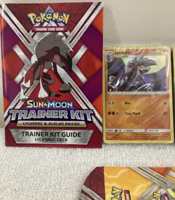 Pokemon Tcg Sun And Moon Trainer Kit Lycanroc & Alolan Raichu: 2 X 30-Card Decks - Image 2