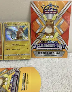Pokemon Tcg Sun And Moon Trainer Kit Lycanroc & Alolan Raichu: 2 X 30-Card Decks - Image 3
