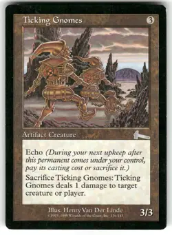 Ticking Gnomes 136 MTG Magic TCG Card U HP - Image 1