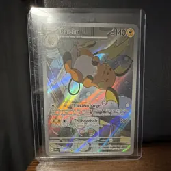 Pokemon Raichu Holo Illustration Rare 211/193 Paldea Evolved 140 HP 200 ATK - Image 1