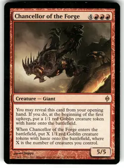 Chancellor of the Forge 81 MTG Magic TCG Card R MP - Image 1