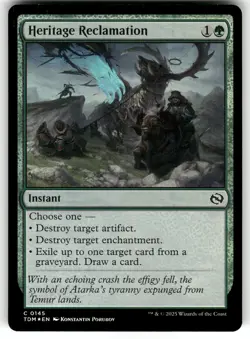 Heritage Reclamation 145 MTG Magic TCG Card C NM - Image 1