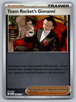 TEAM ROCKET'S GIOVANNI 204/217 UC ASCENDED HEROES POKEMON NM/M - Image 1