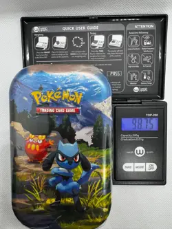 98.75g EXTRA HEAVY! - Pokemon Ascended Heroes Mini Tin: Riolu & Darumaka - Image 1