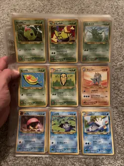 Pokemon Japanese Neo Discovery Near Complete Non Holo Set - Image 1