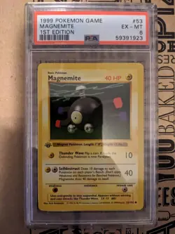 1999 Pokemon Game Magnemite 1st Edition - Image 1