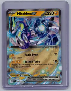 NM Miraidon ex Obsidian Flames 079/197 Double Rare Pokemon - Image 1
